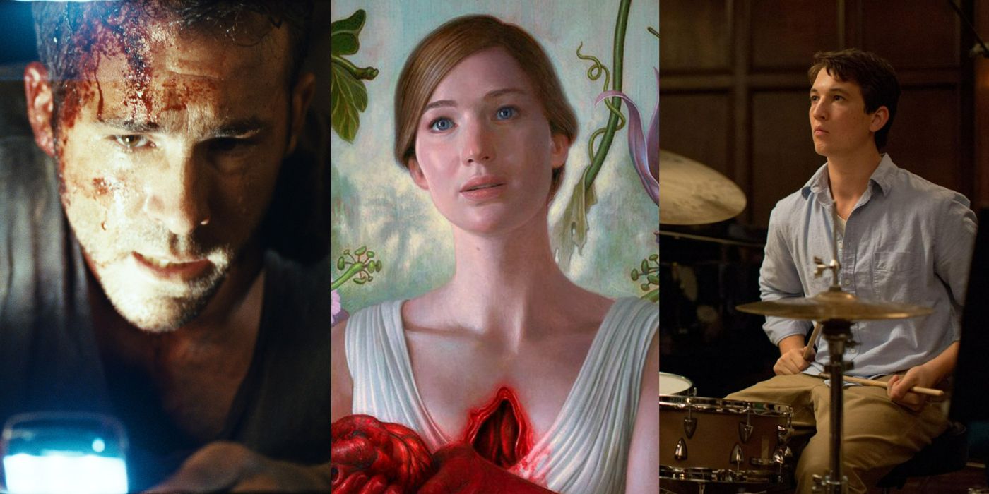 Ryan Reynolds in Buried Jennifer Lawrence in Mother and Mile Teller in Whiplash
