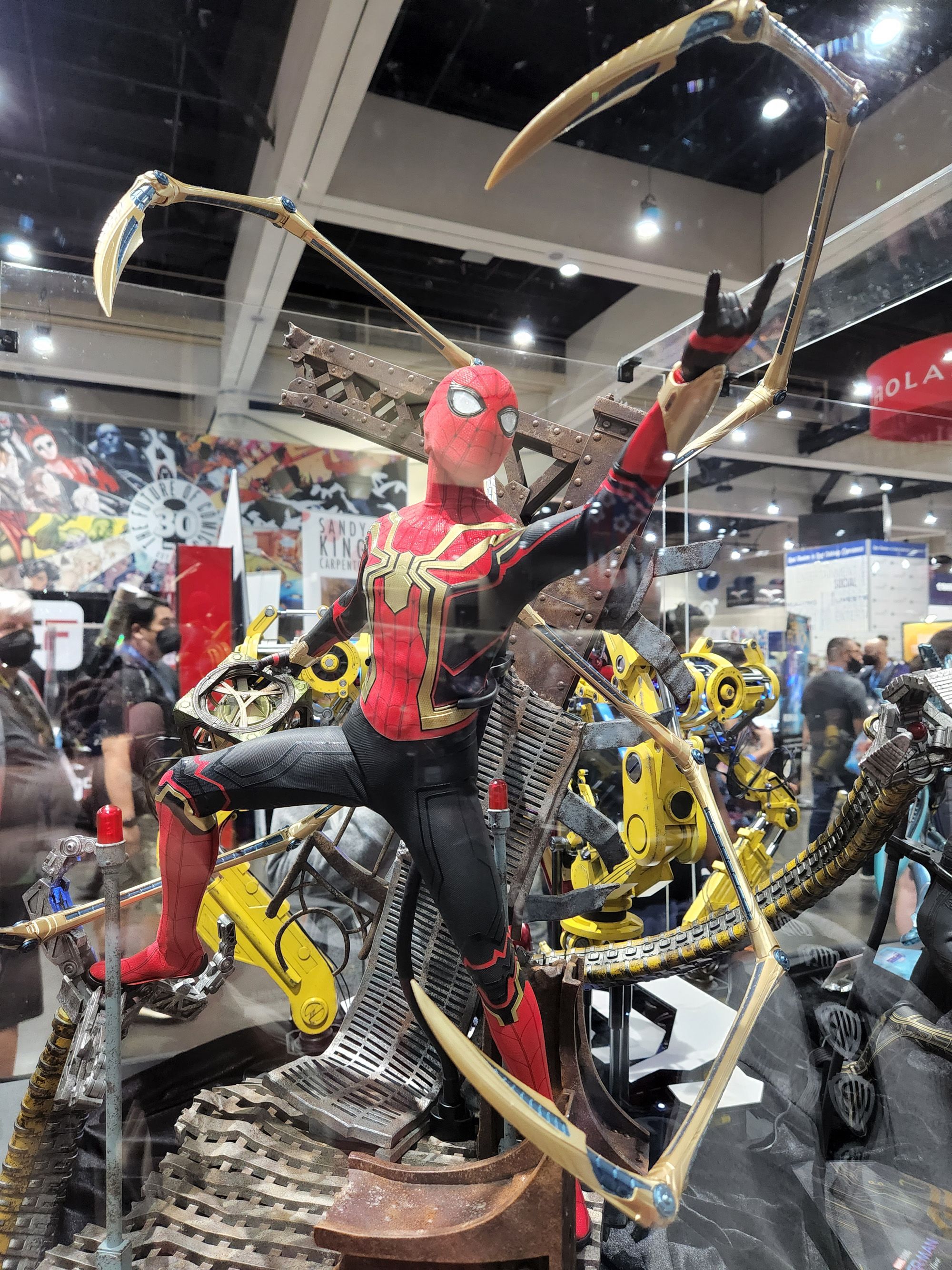 SDCC 2022 Sideshow Booth Avengers Endgame Spider Man