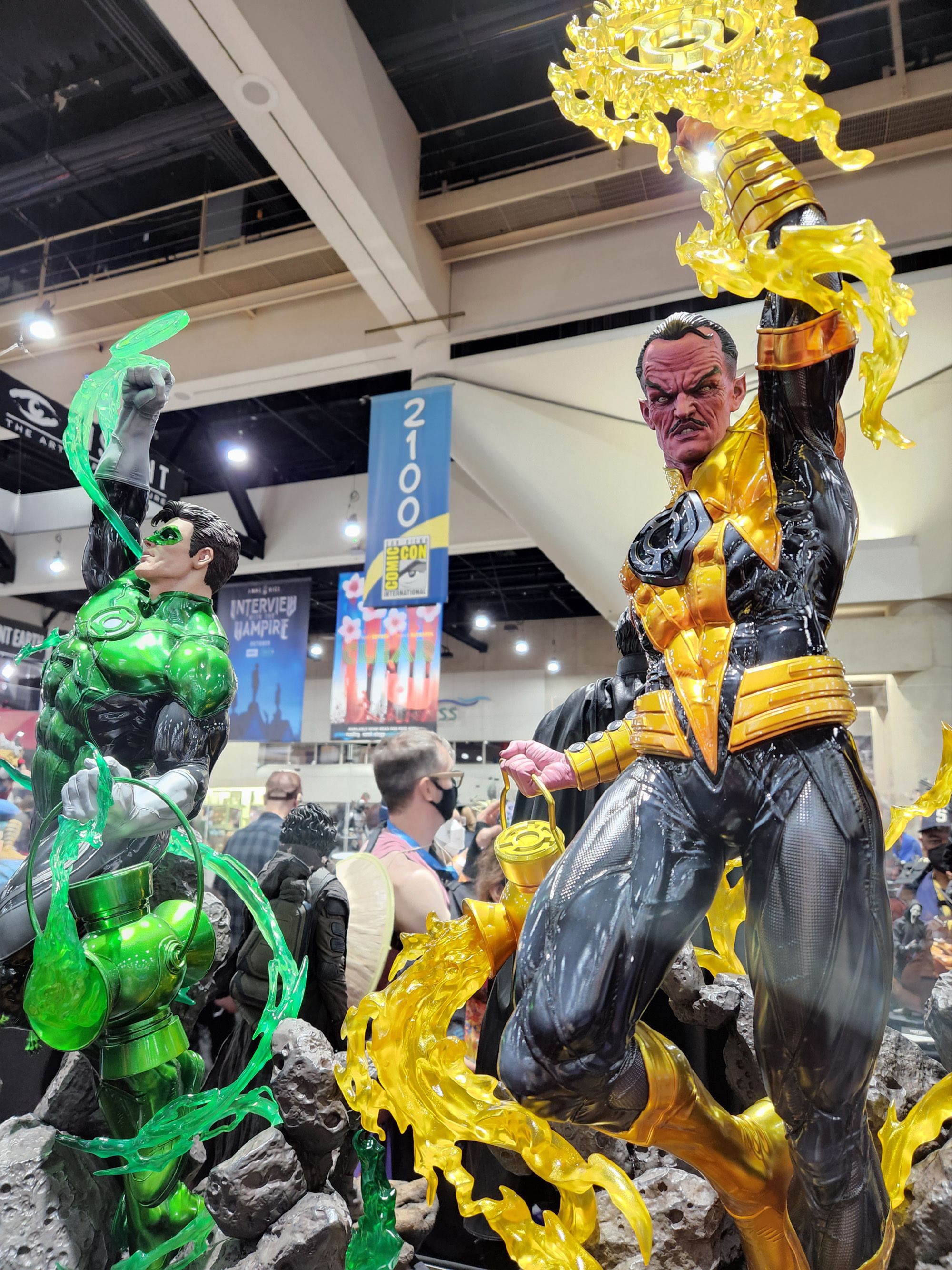 SDCC 2022 Sideshow Booth Green Lantern Sinestro