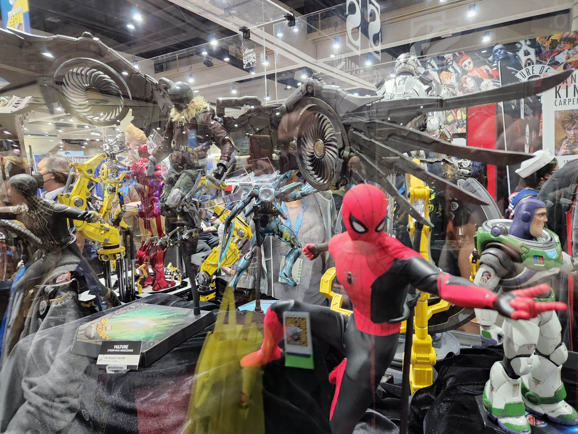 SDCC 2022 Sideshow Booth Spider Man Vulture