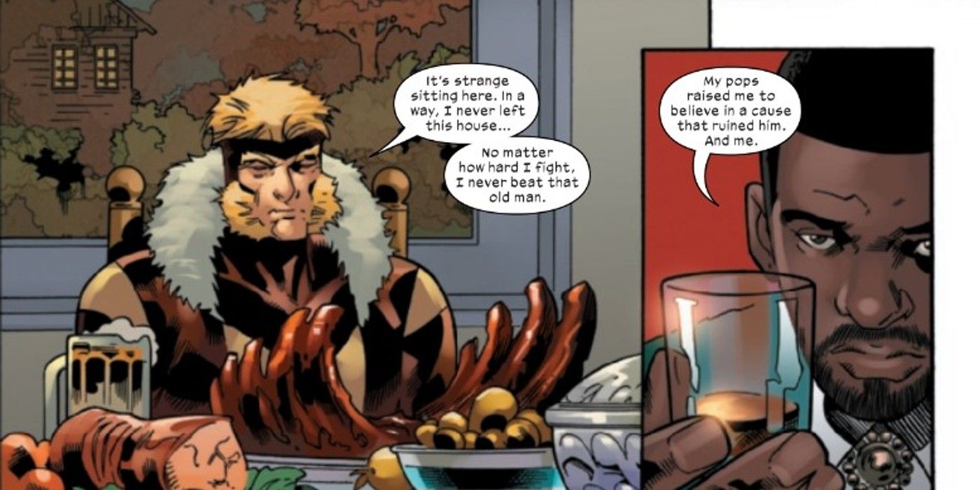 Sabretooth talks about his father.