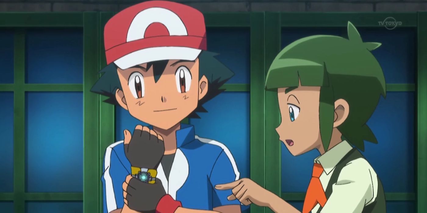 Sawyer and Ash from the Pokémon anime