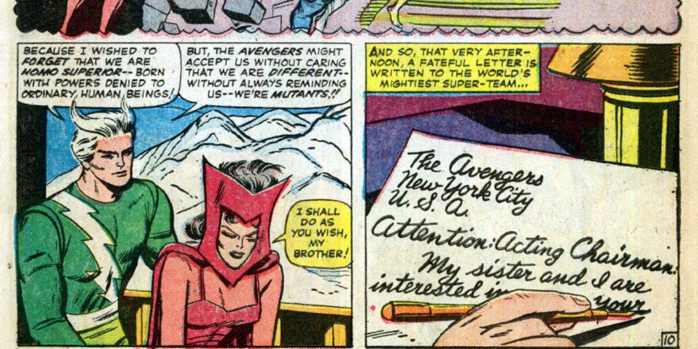 Why Scarlet Witch never joined the X-Men. 