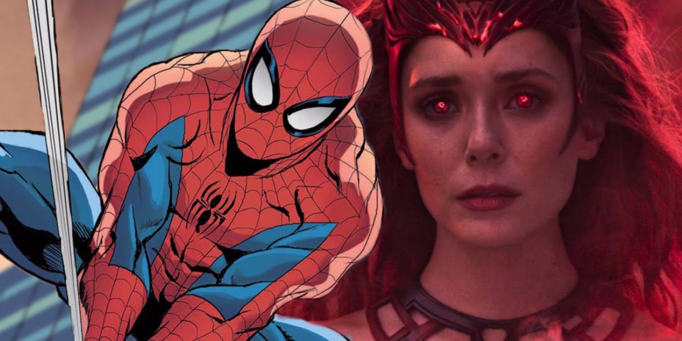 Spider-Man can beat Scarlet Witch with one move.