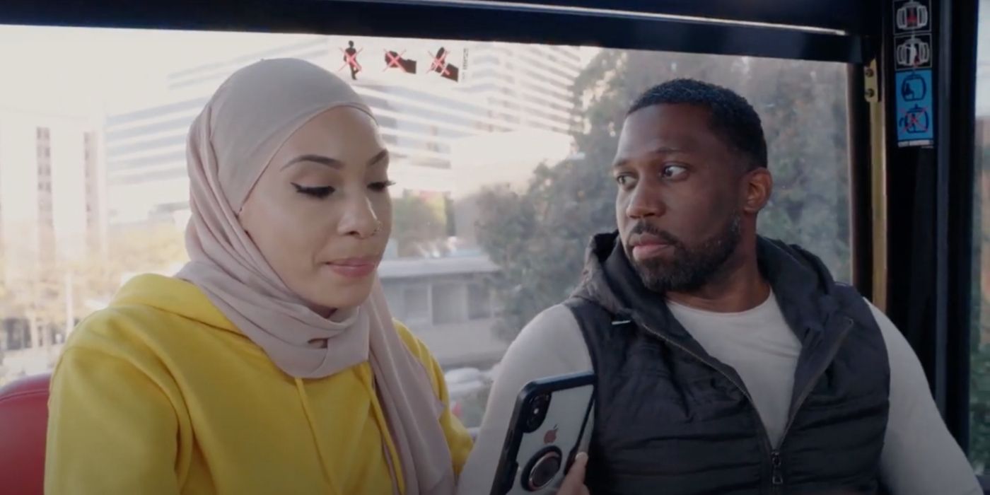Shaeeda and Bilal on a Ferris Wheel in 90 Day Fiance