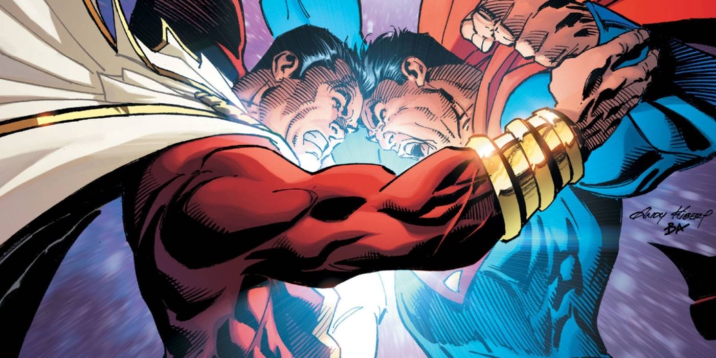 Shazam vs Superman DC Comics