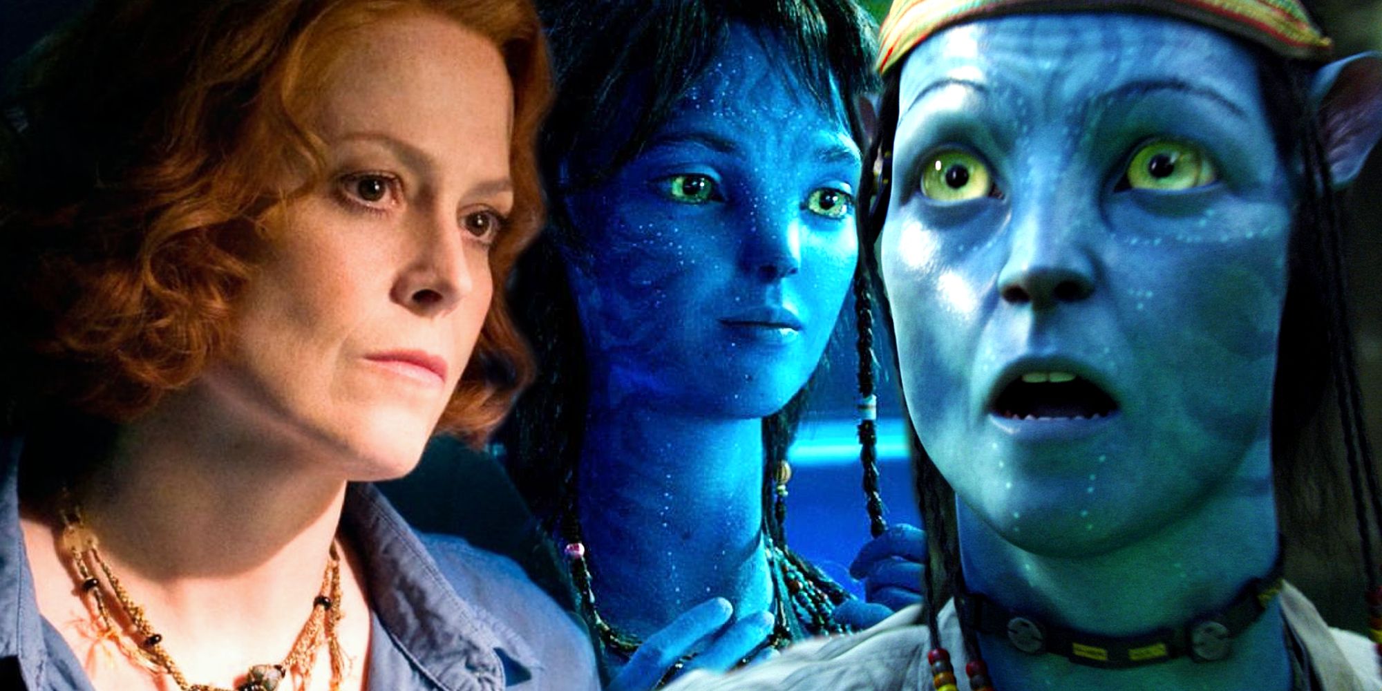 Sigourney Weaver as Dr Grace Augustine in Avatar and Kiri in Avatar 2