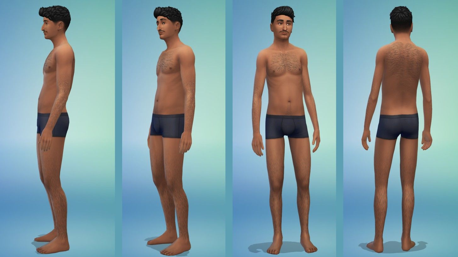 Sims 4 Body Hair