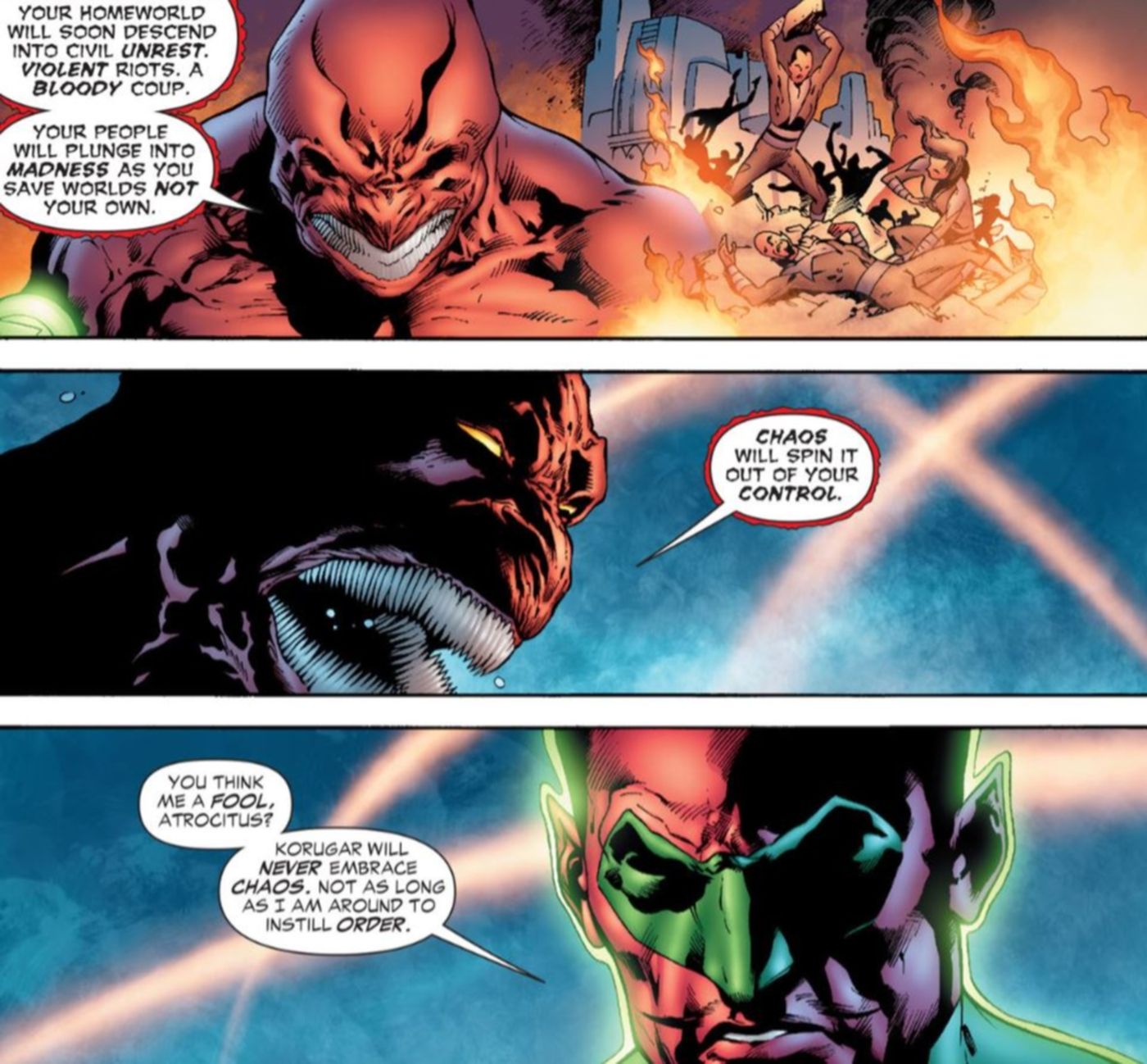 Sinestro Atrocitus Green Lantern DC Comics