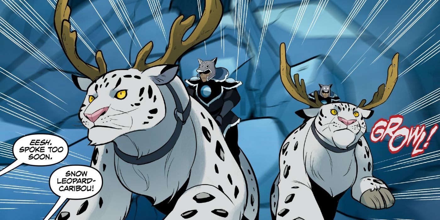Snow Leopard Caribou from the ATLA comics