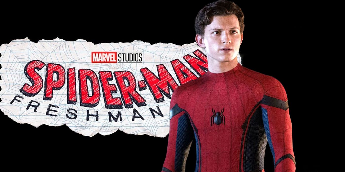 Spider-Man Freshman Year logo and Tom Holland