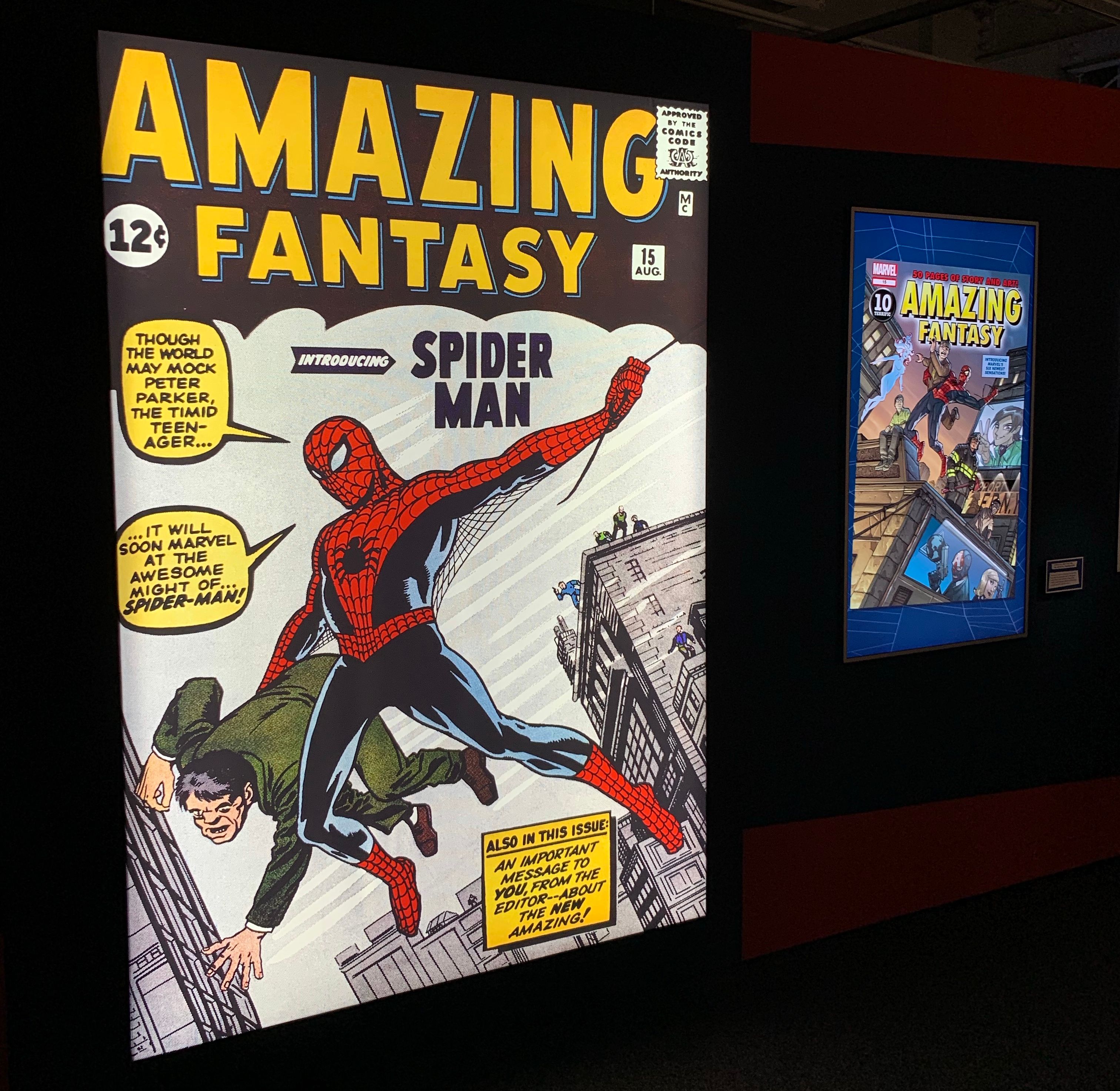 Spider-Man-SDCC-Museum-Amazing-Fantasy-15-Homage