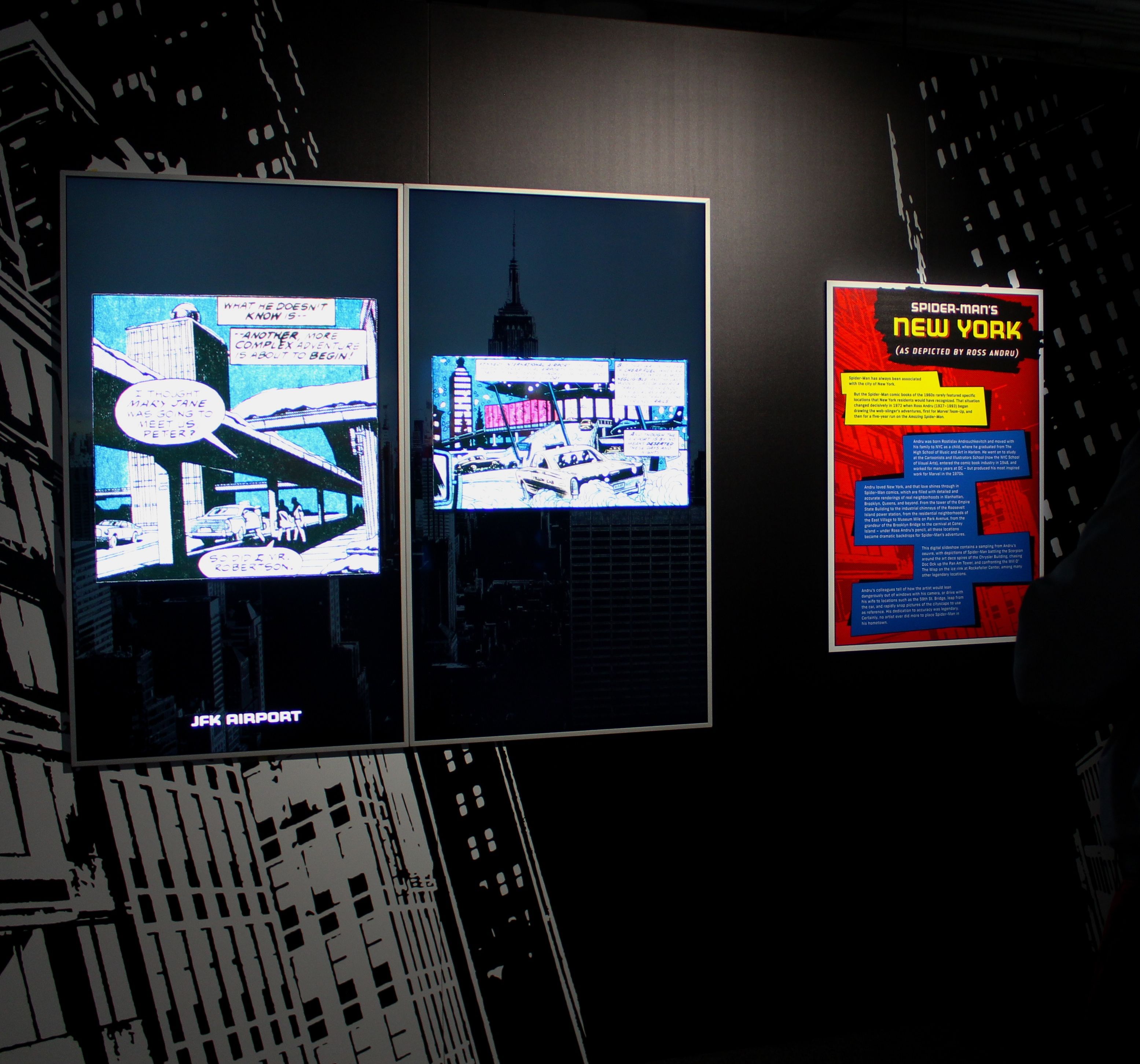 Spider-Man-SDCC-New-York-Installation-Ross-Andru-JFK