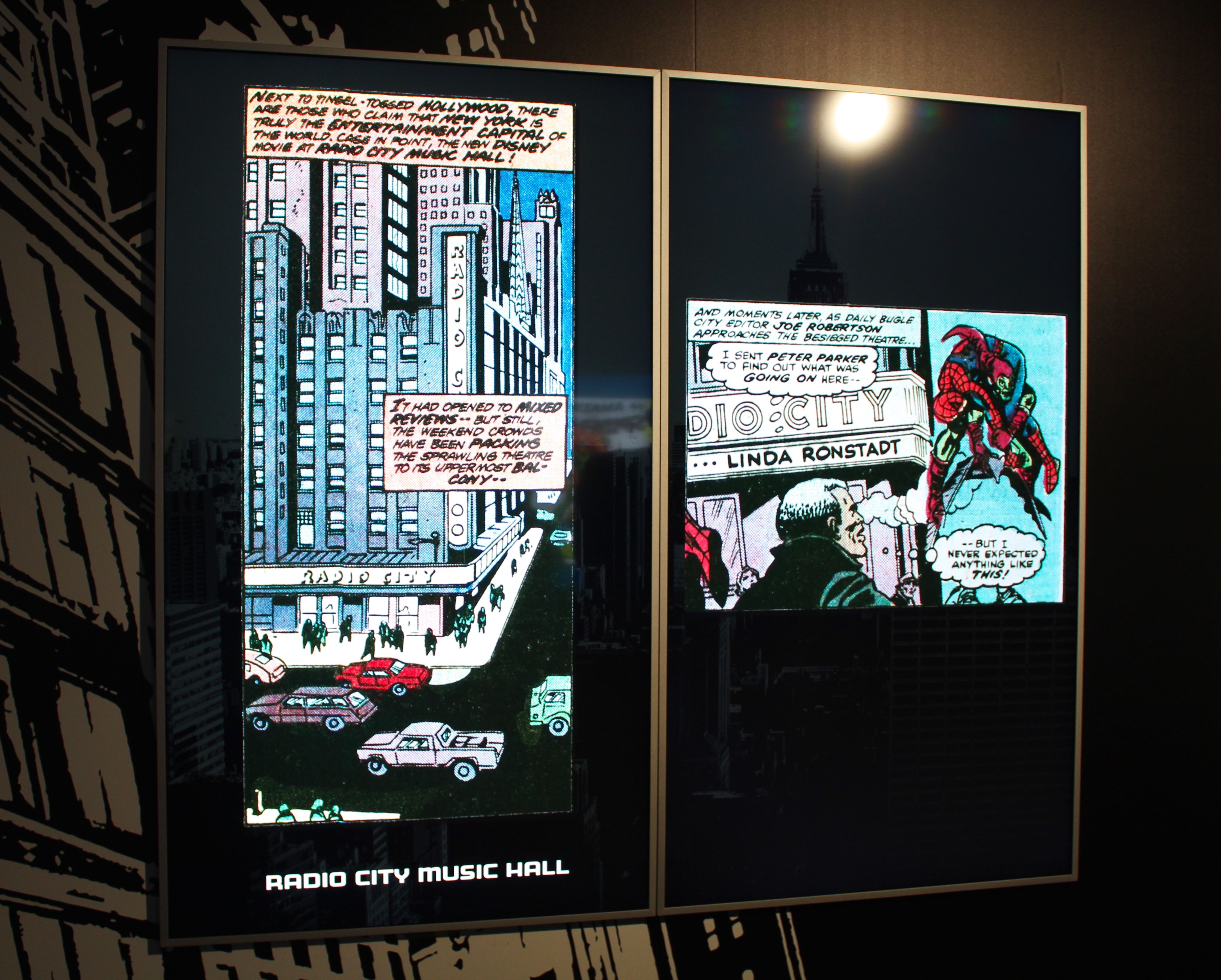 Spider-Man-SDCC-New-York-Installation-Ross-Andru-Radio-City-Music-Hall