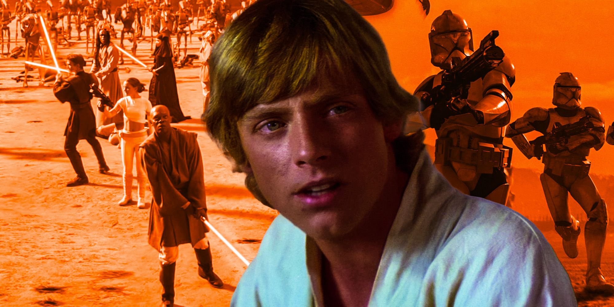 A new hope's Luke and the clone wars jedi