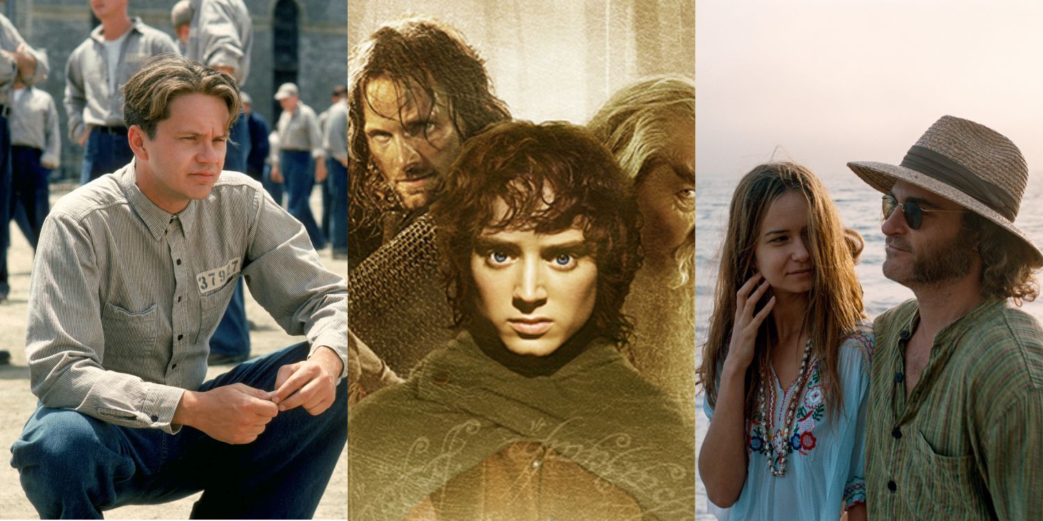 Stills From The Shawshank Redemption, Lord of the Rings and Inherent Vice