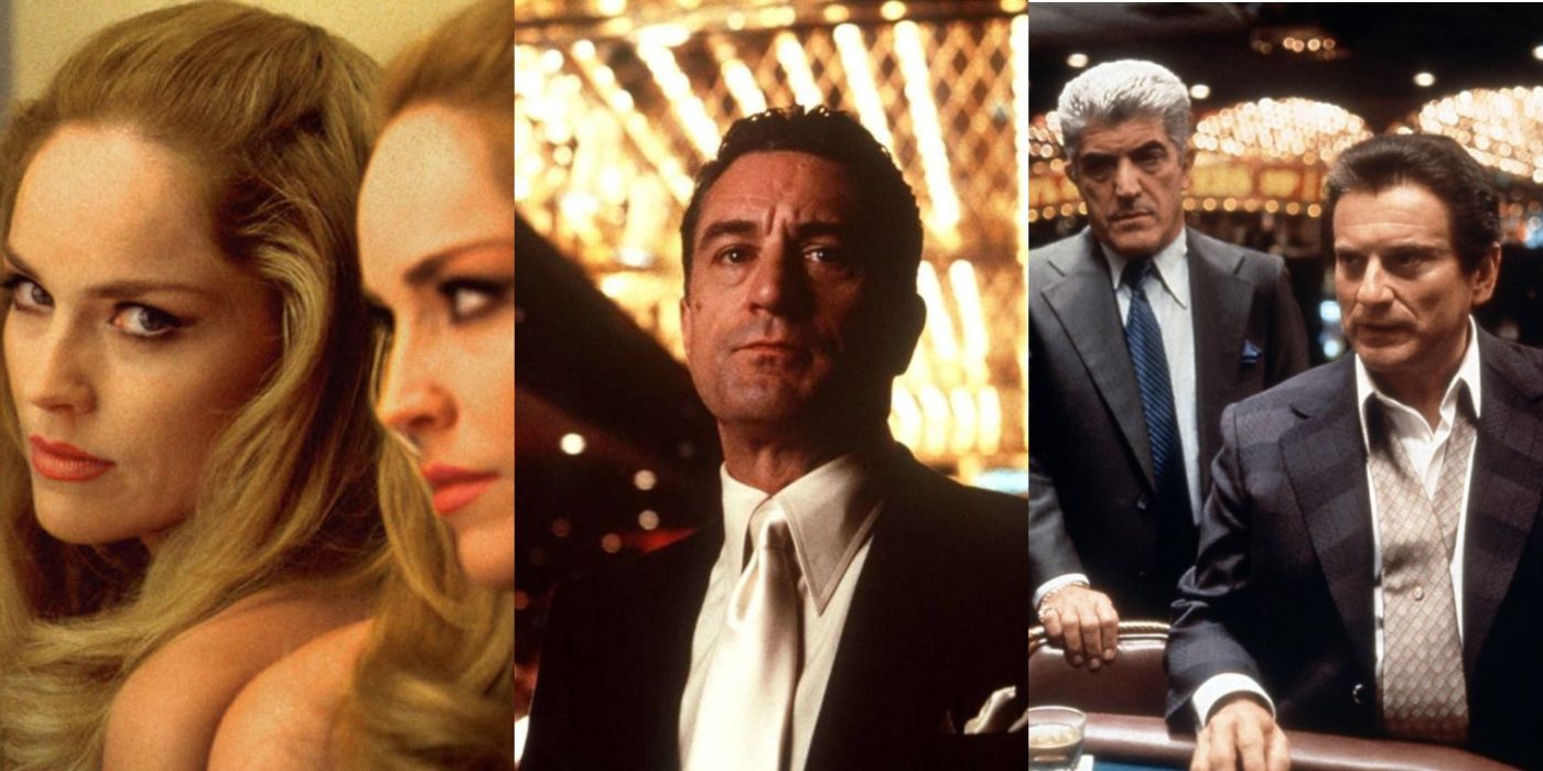 Stills from various scenes in Casino