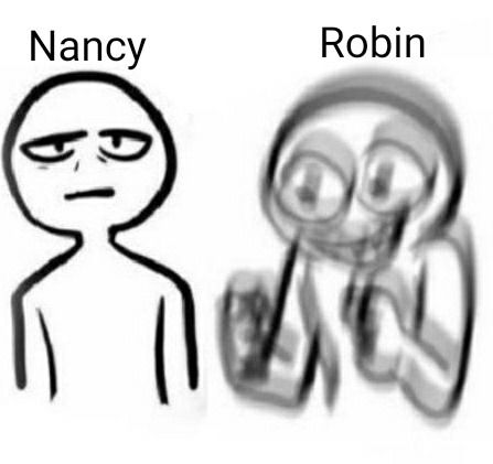 Stranger Things Nancy and Robin meme