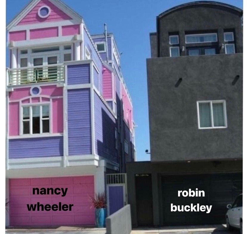 Stranger Things meme about Nancy and Robin