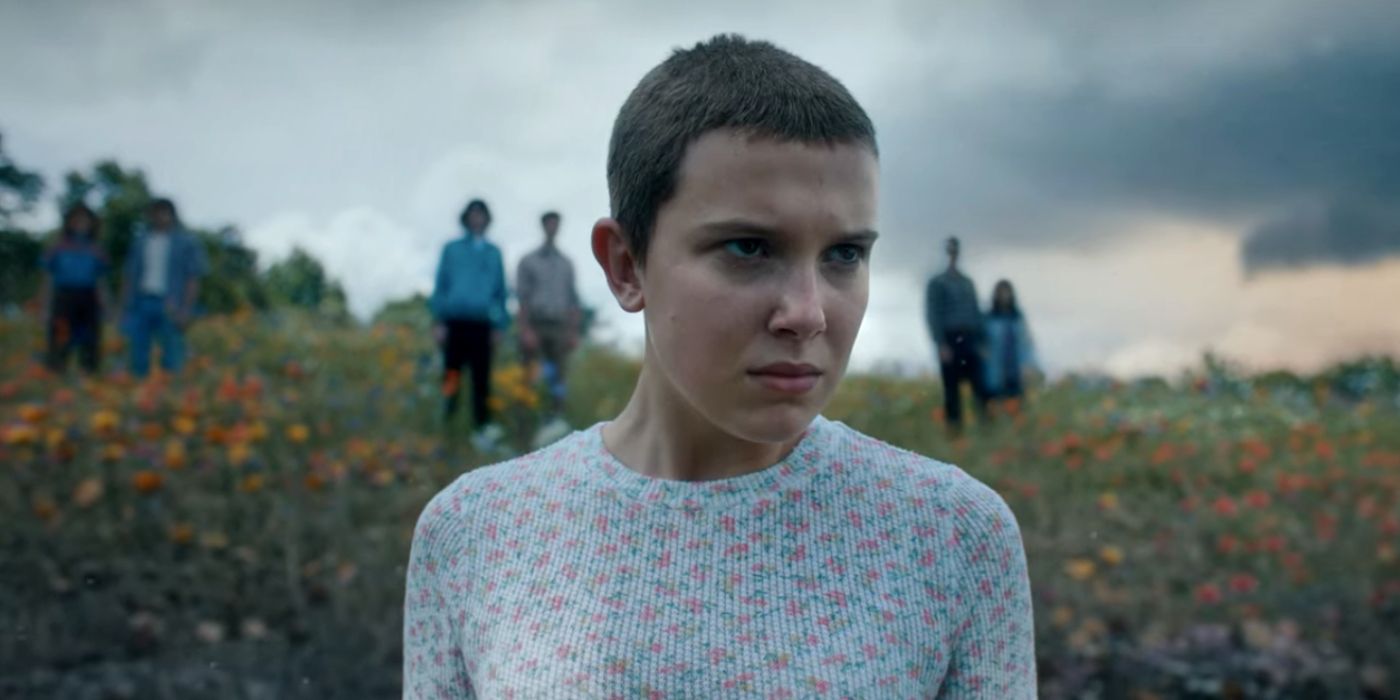 Millie Bobby Brown as Eleven in Stranger Things season 4's finale