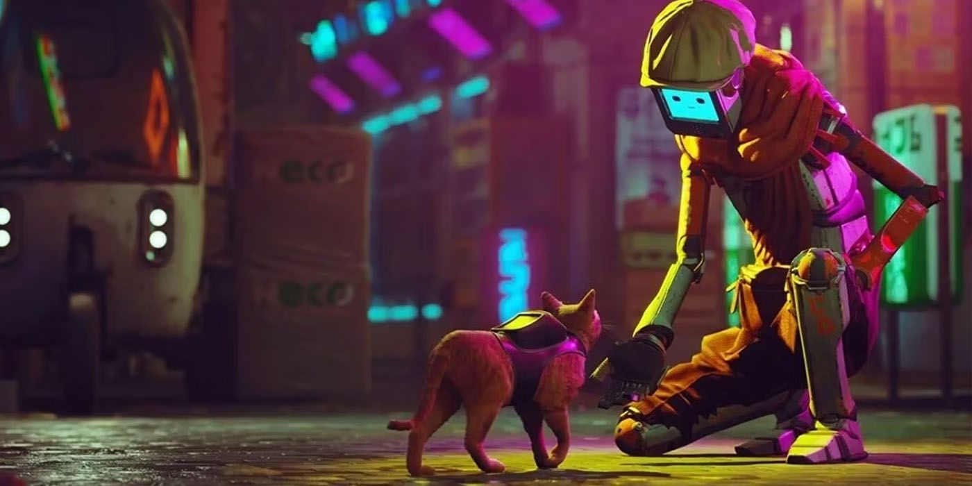Stray' review: A cute and contained cyberpunk adventure game