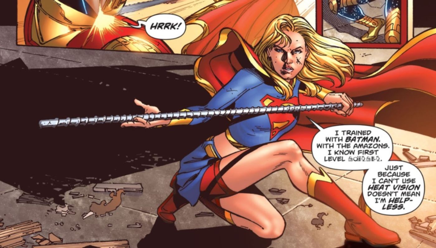 Supergirl Trained with Trinity DC Comics