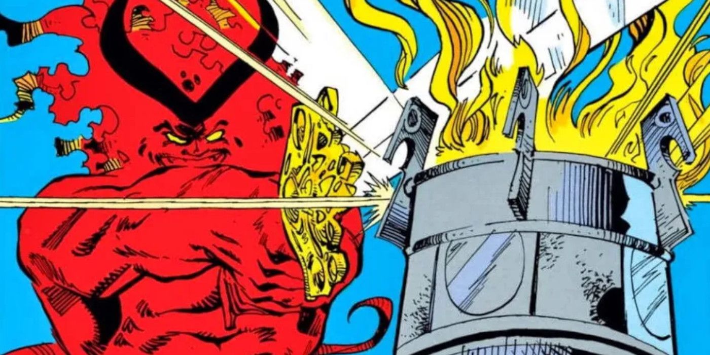 Surtur forging his sword in the Surtur Saga