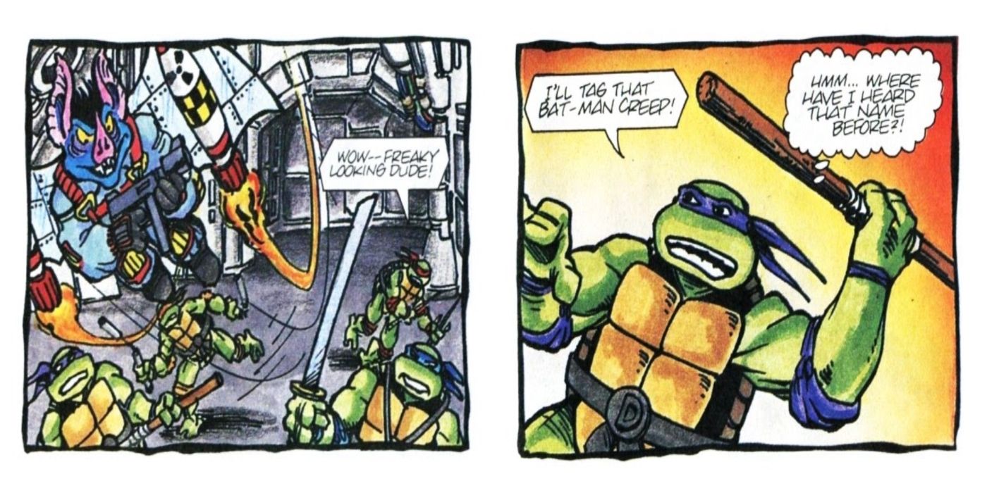 TMNT fought Batman before fans think.
