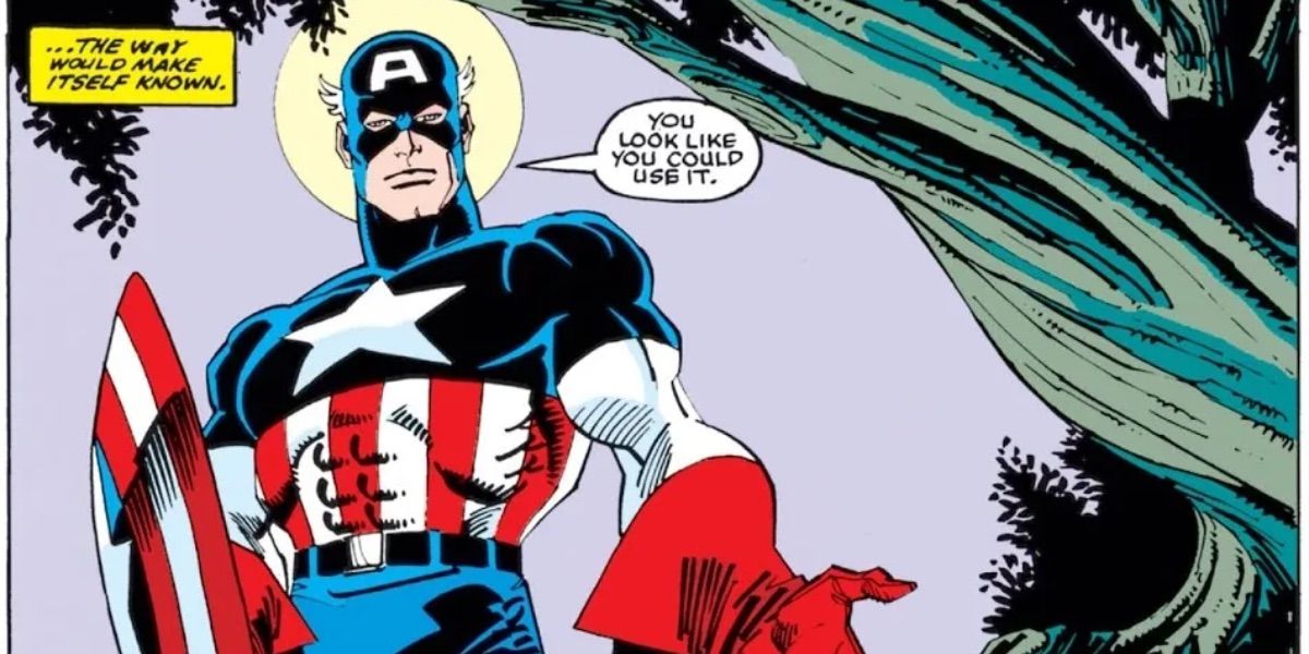 Captain America saves Spider-Man in Marvel comics