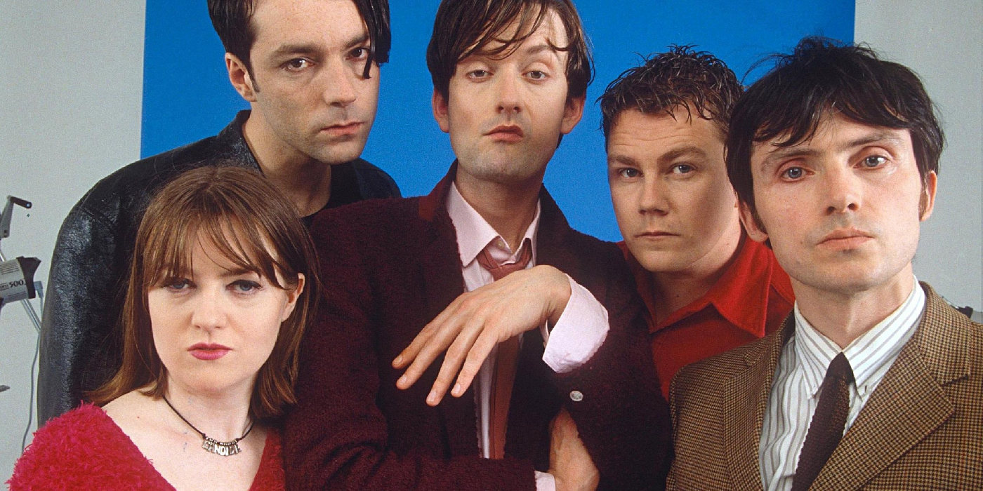 The five members of the band Pulp