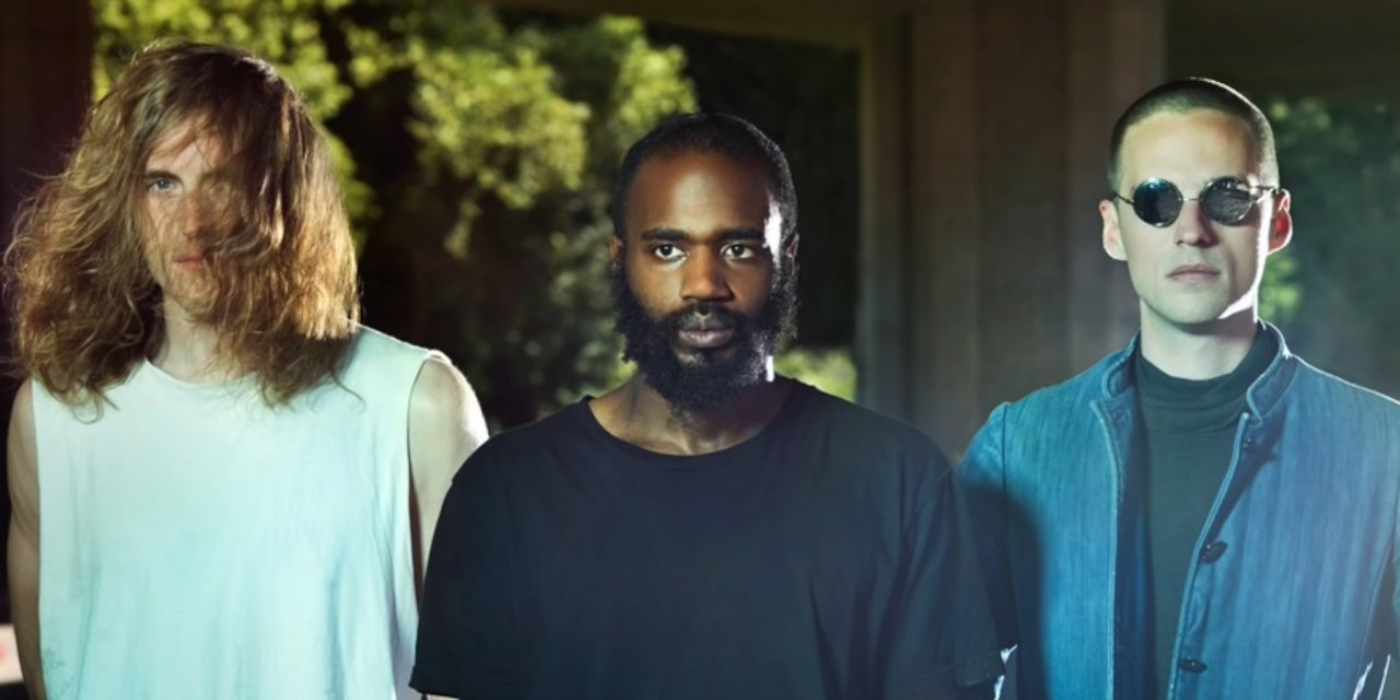 The three members of the band Death Grips.