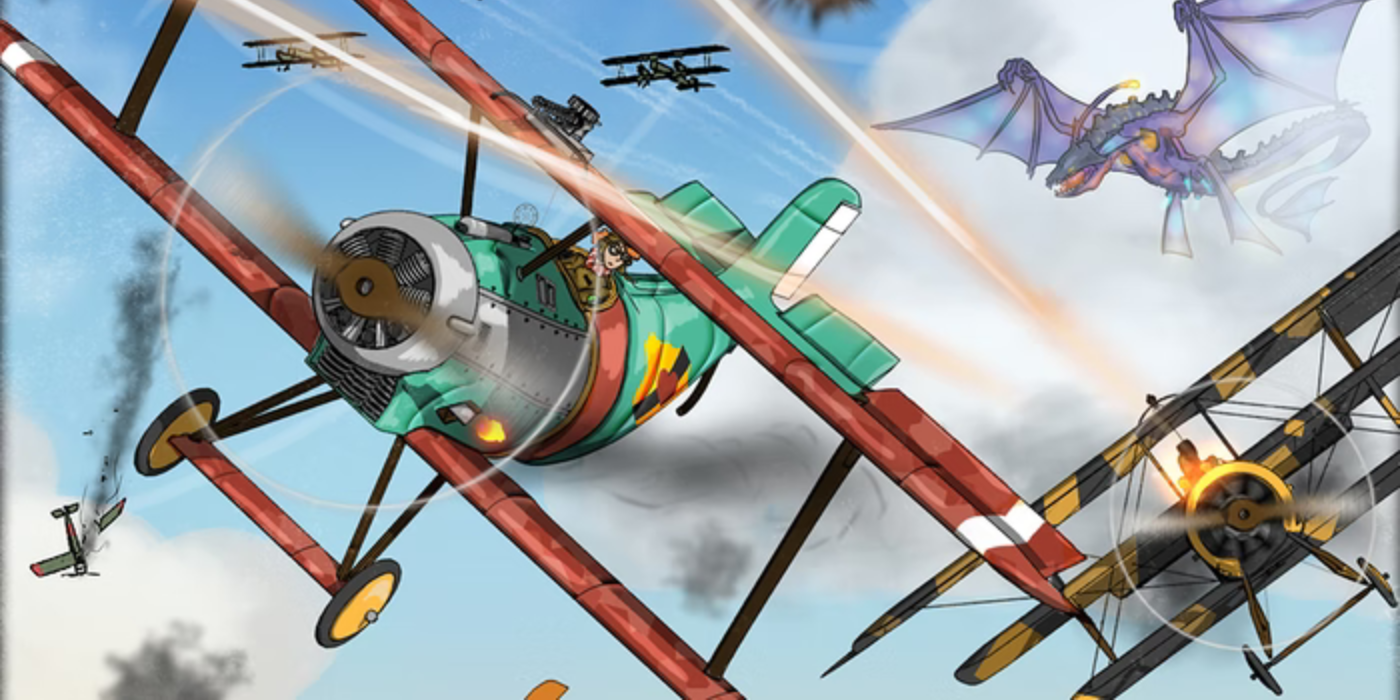 Flying Circus dogfights with dragons