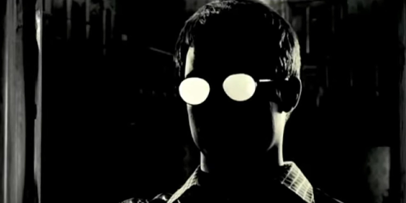 Kevin in Sin City glaring menacingly
