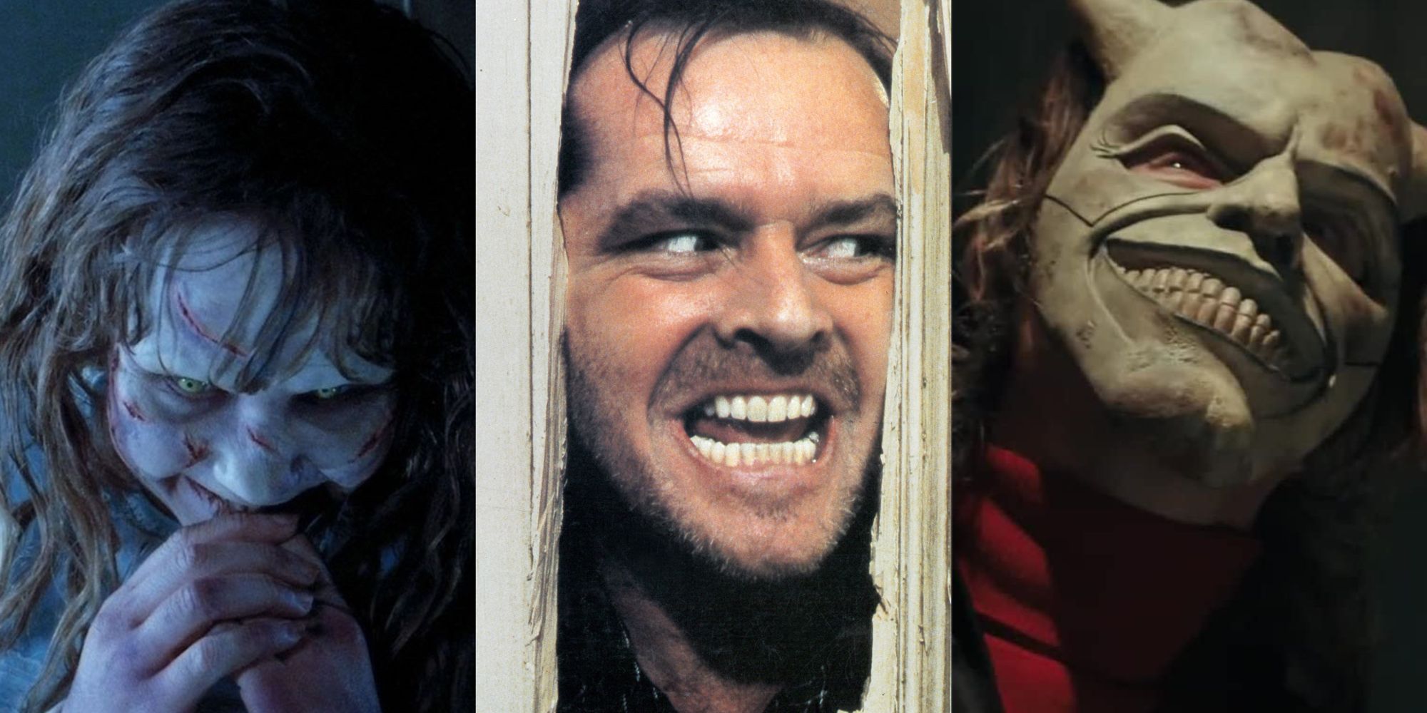 Villains from The Exorcist, The Shining and The Black Phone