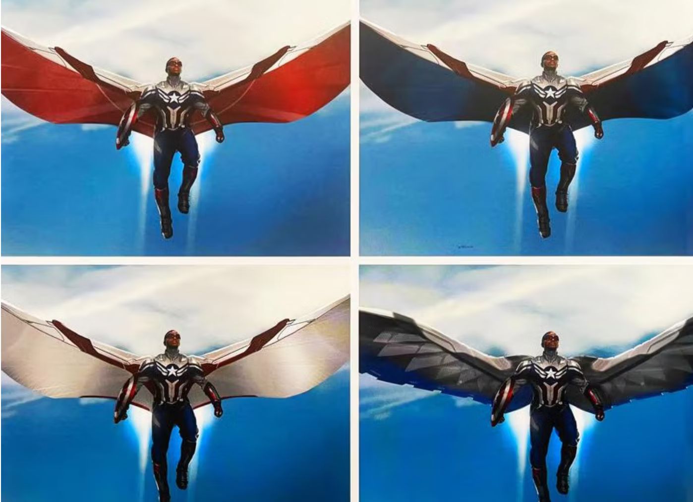 The Falcon and The Winter Soldier Captain America Sam Wilson Concept Art
