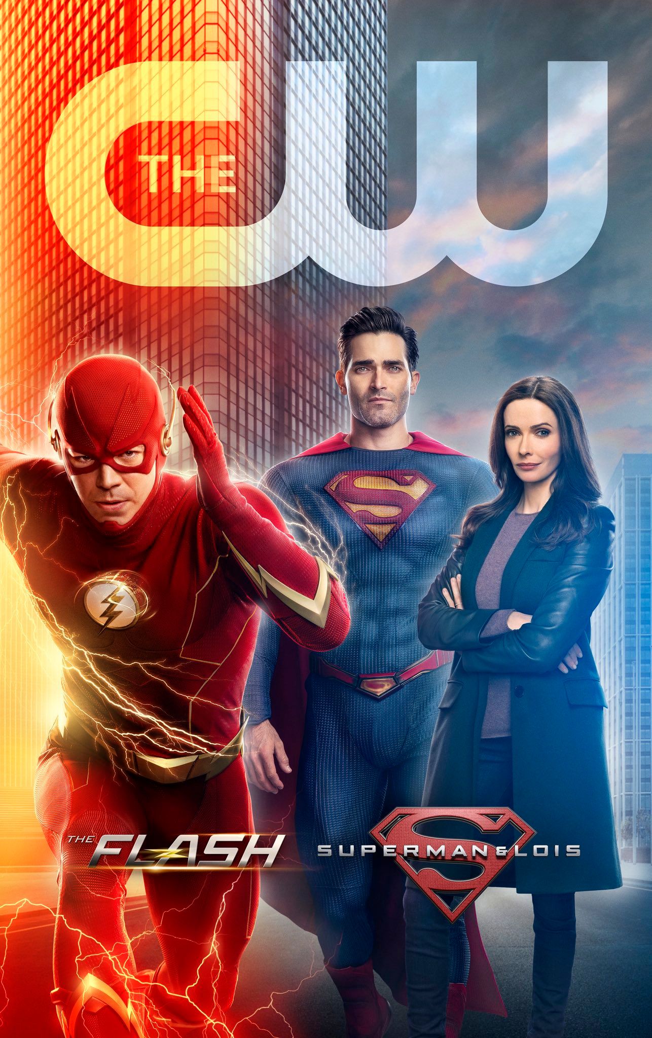 The Flash and Superman &amp; Lois Side by Side Poster