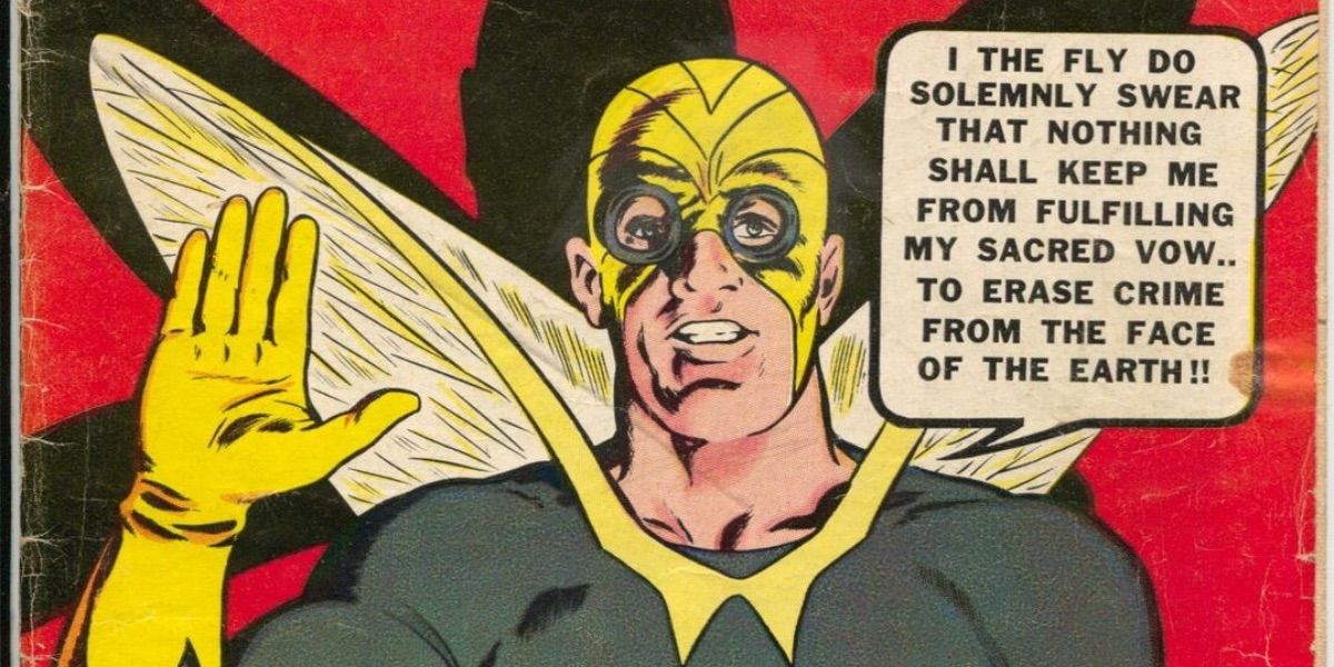The Fly pledges an oath from Archie Comics 
