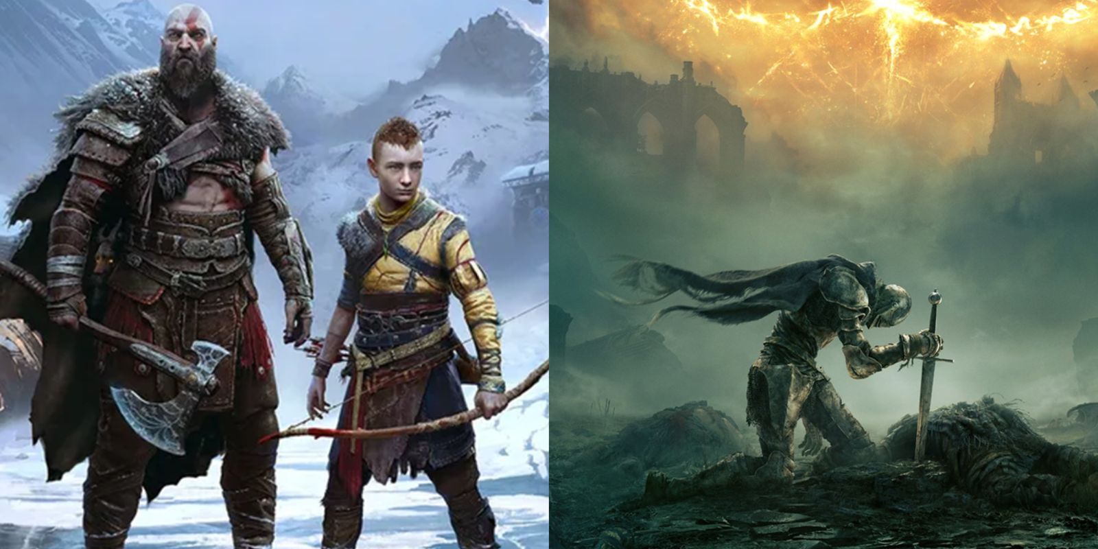 God of War: Ragnarok tem segunda maior nota de 2022, atrás de Elden Ring