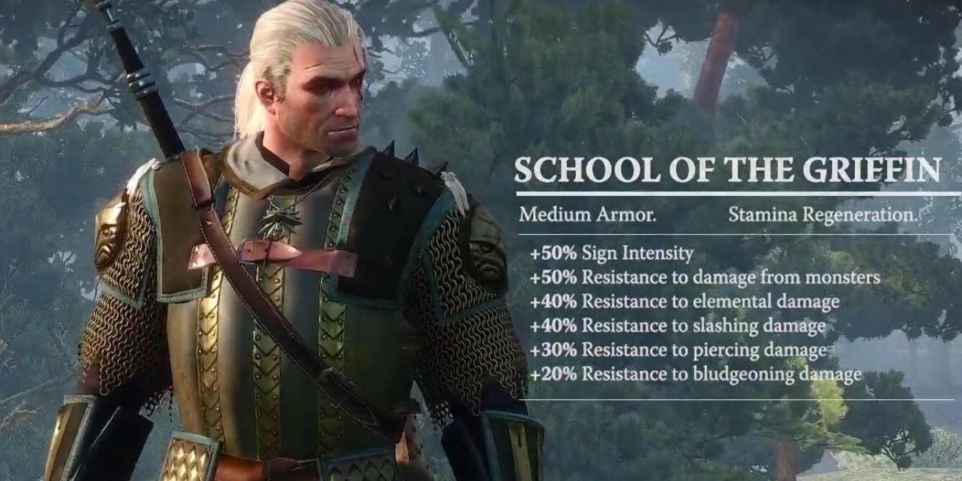 The description for the Griffin set in The Witcher.