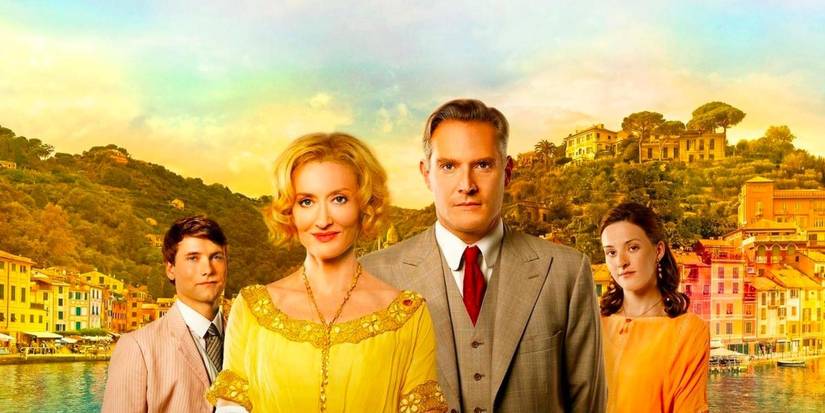 The cast together in a promo image for Hotel Portofino