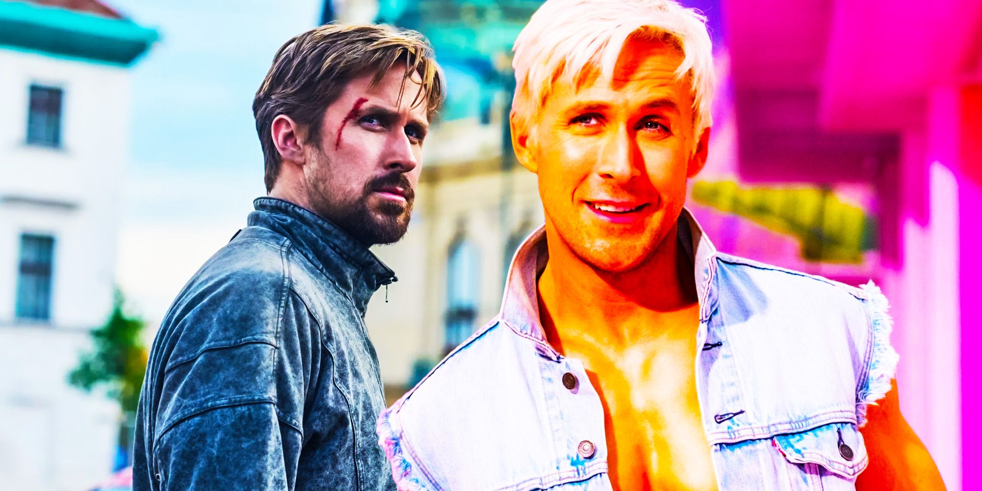The gray man references ryan gosling barbie role