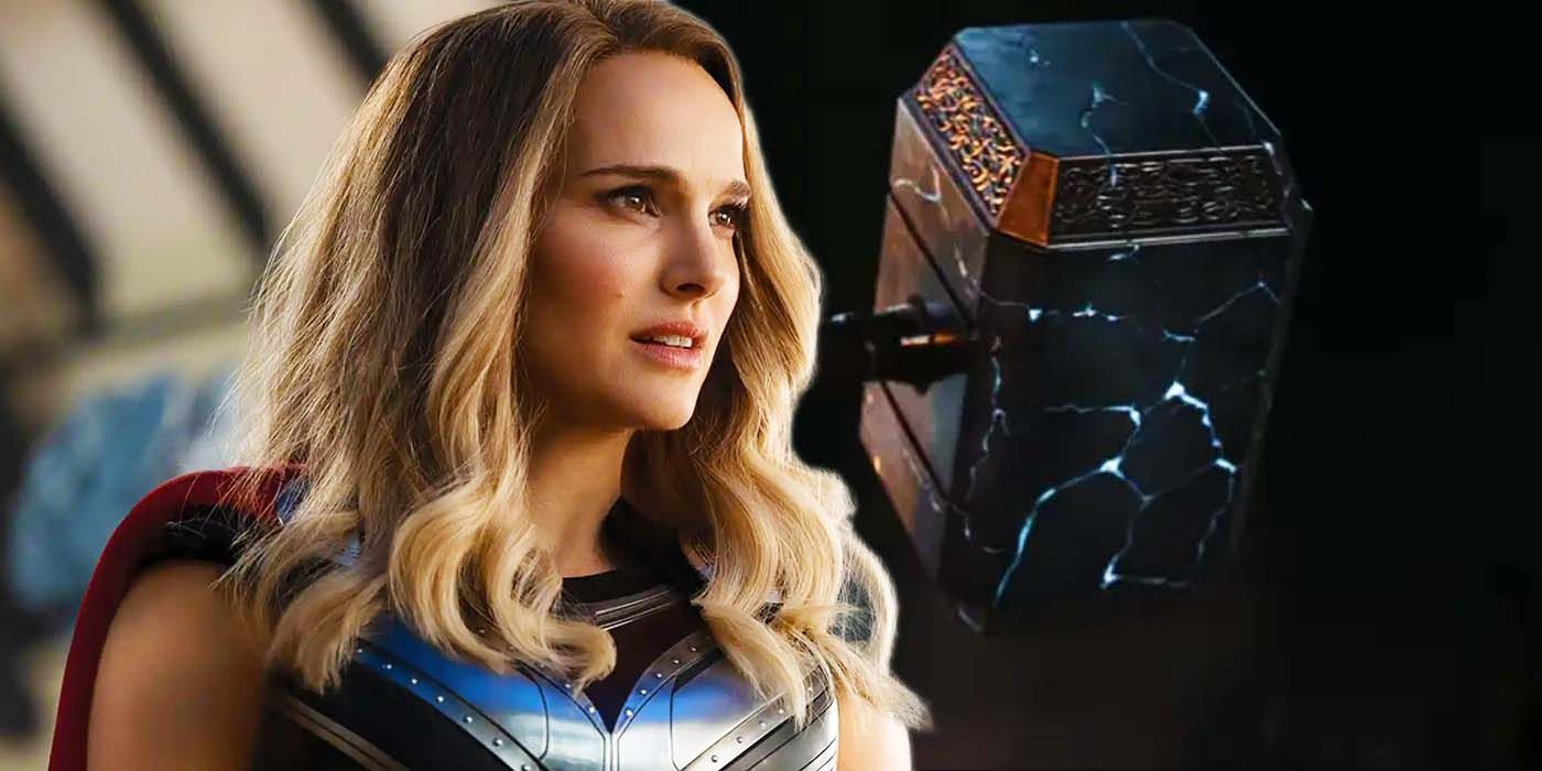 Thor: Love and Thunder Jane Foster as Mighty Thor and Mjolnir