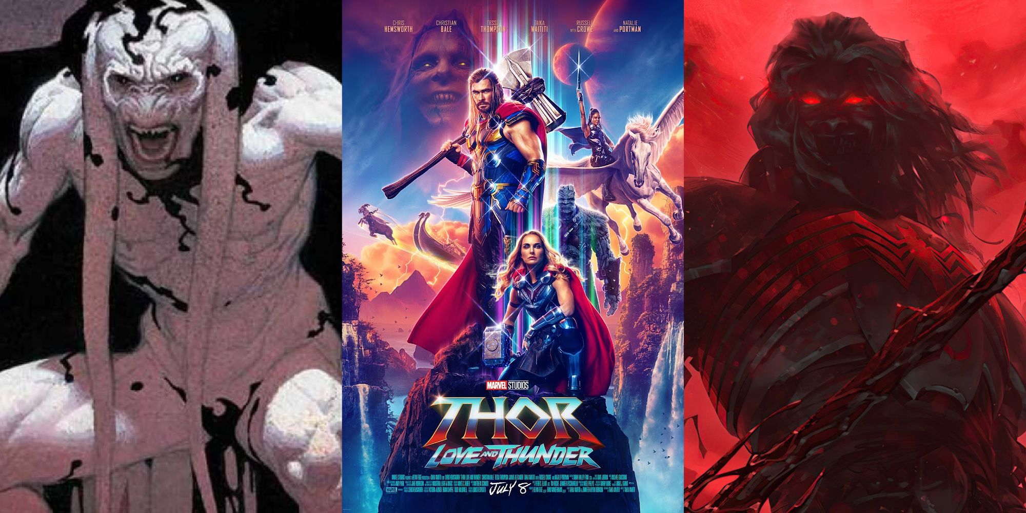 Every Main Actor In Thor: Love And Thunder And What Their Comic