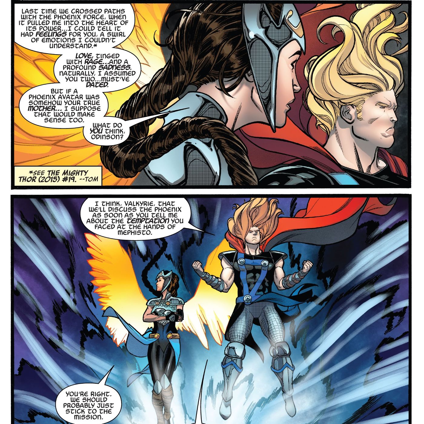 Thor Valkyrie Jane Foster Avengers dialogue
