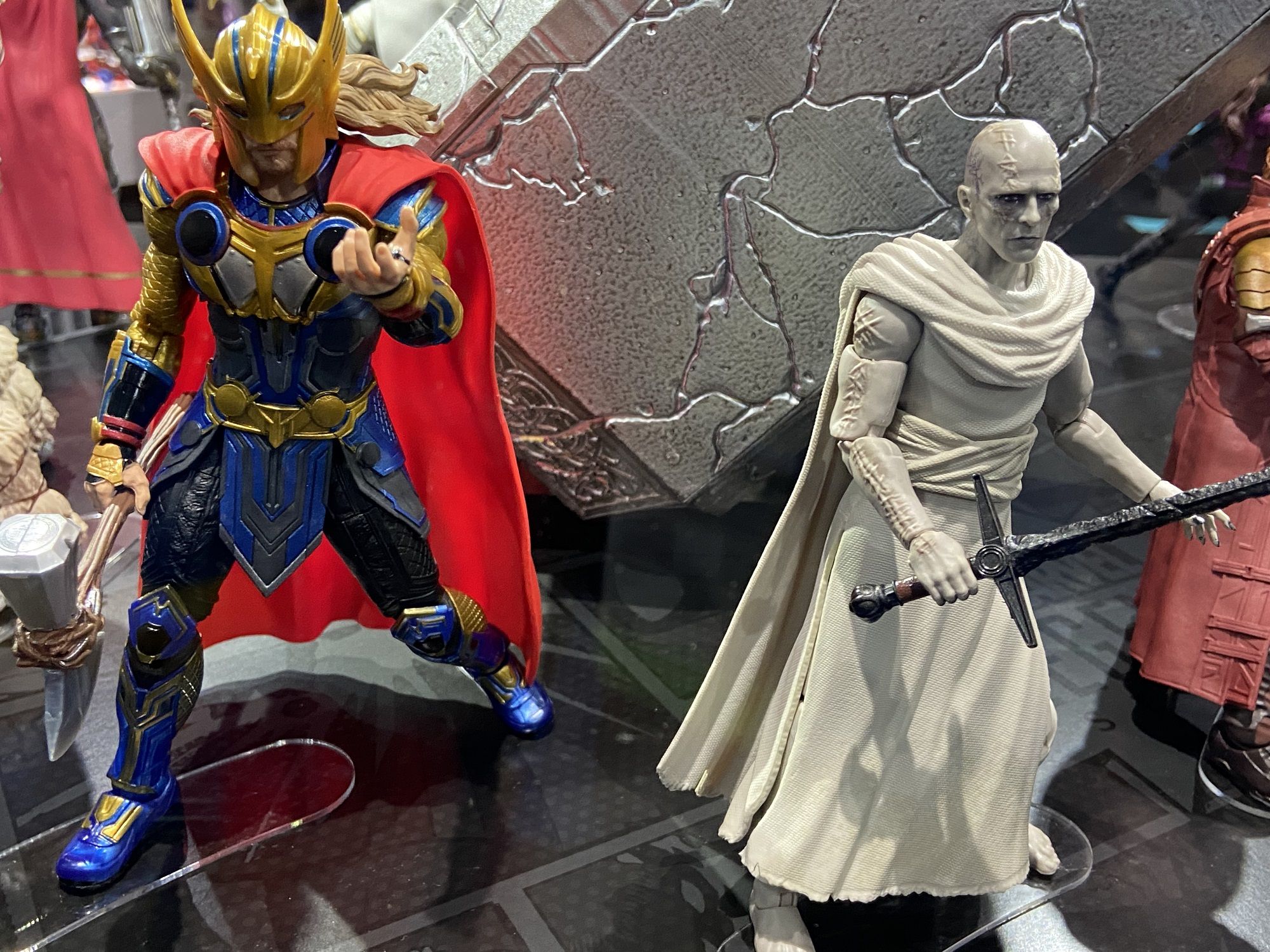 Thor and Gorr toys at Hasbro Booth SDCC 2022