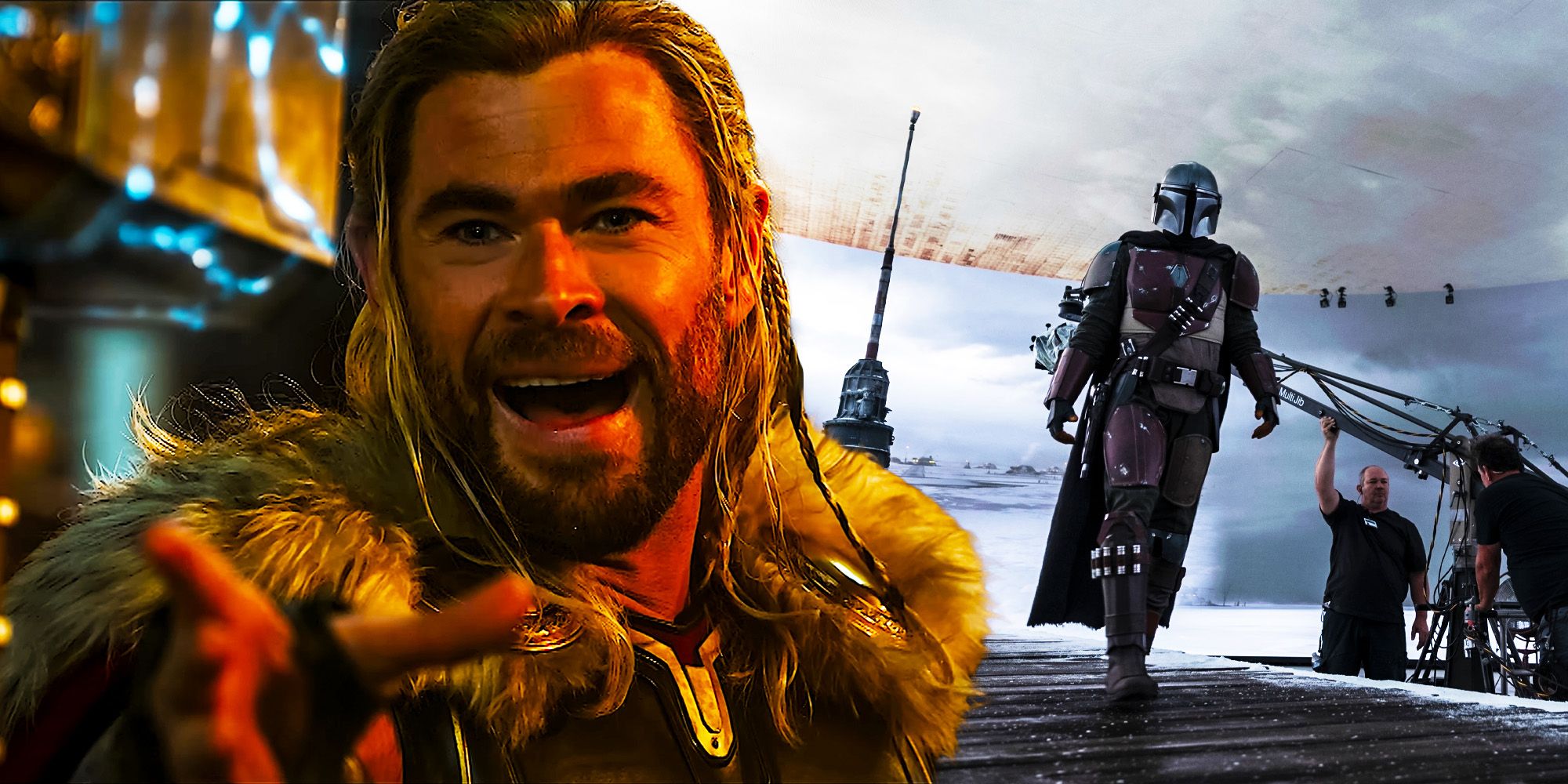 Chris Hemsworth Thor love and thunder Mandalorian volume CGI