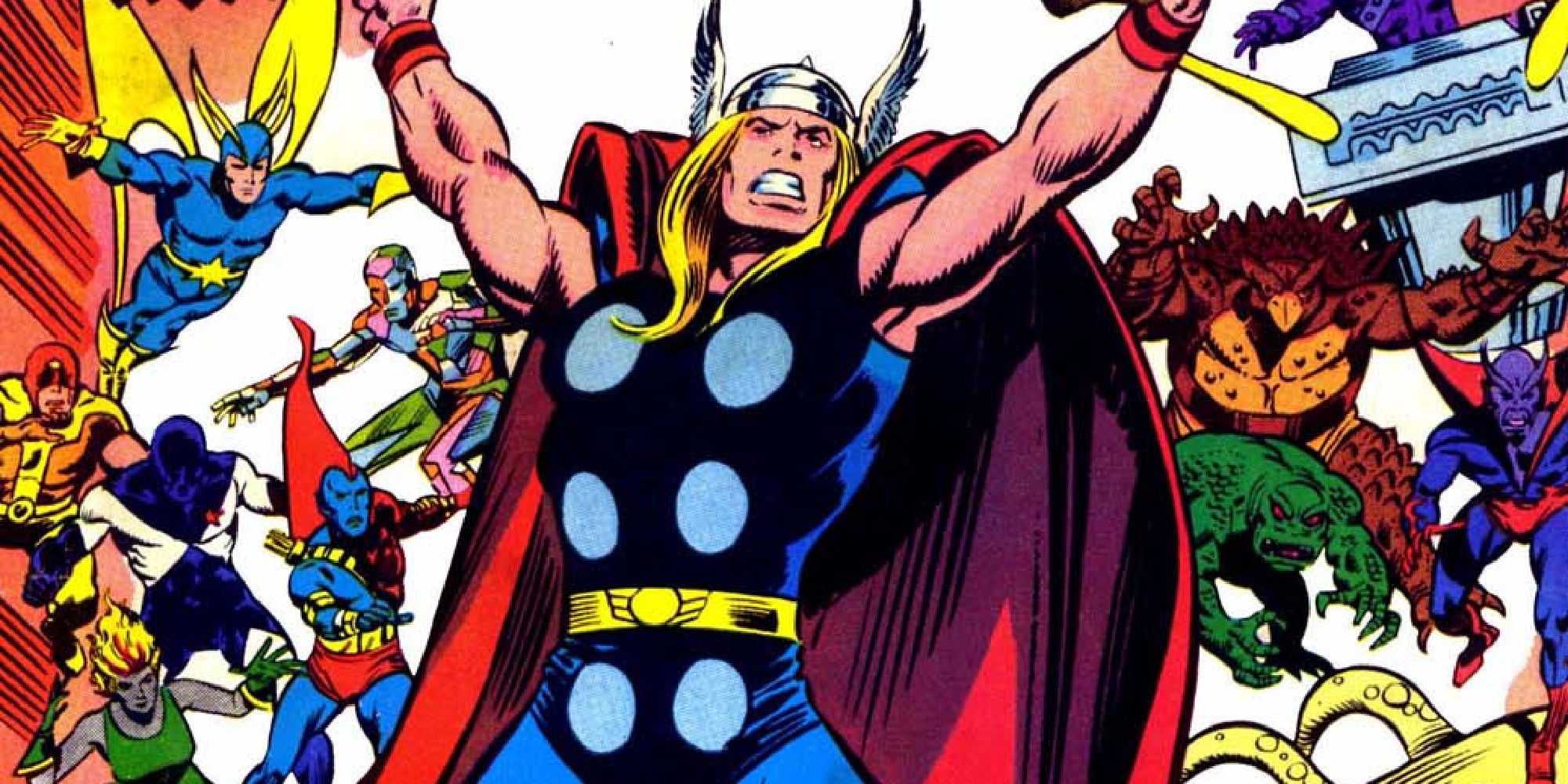 Thor teams with Guardians of the Galaxy in Marvel Comics.