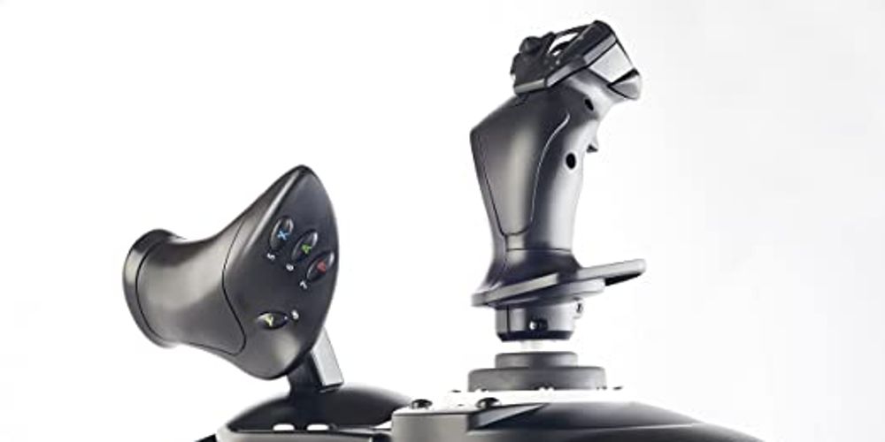A Thrustmaster HOTAS One displayed 