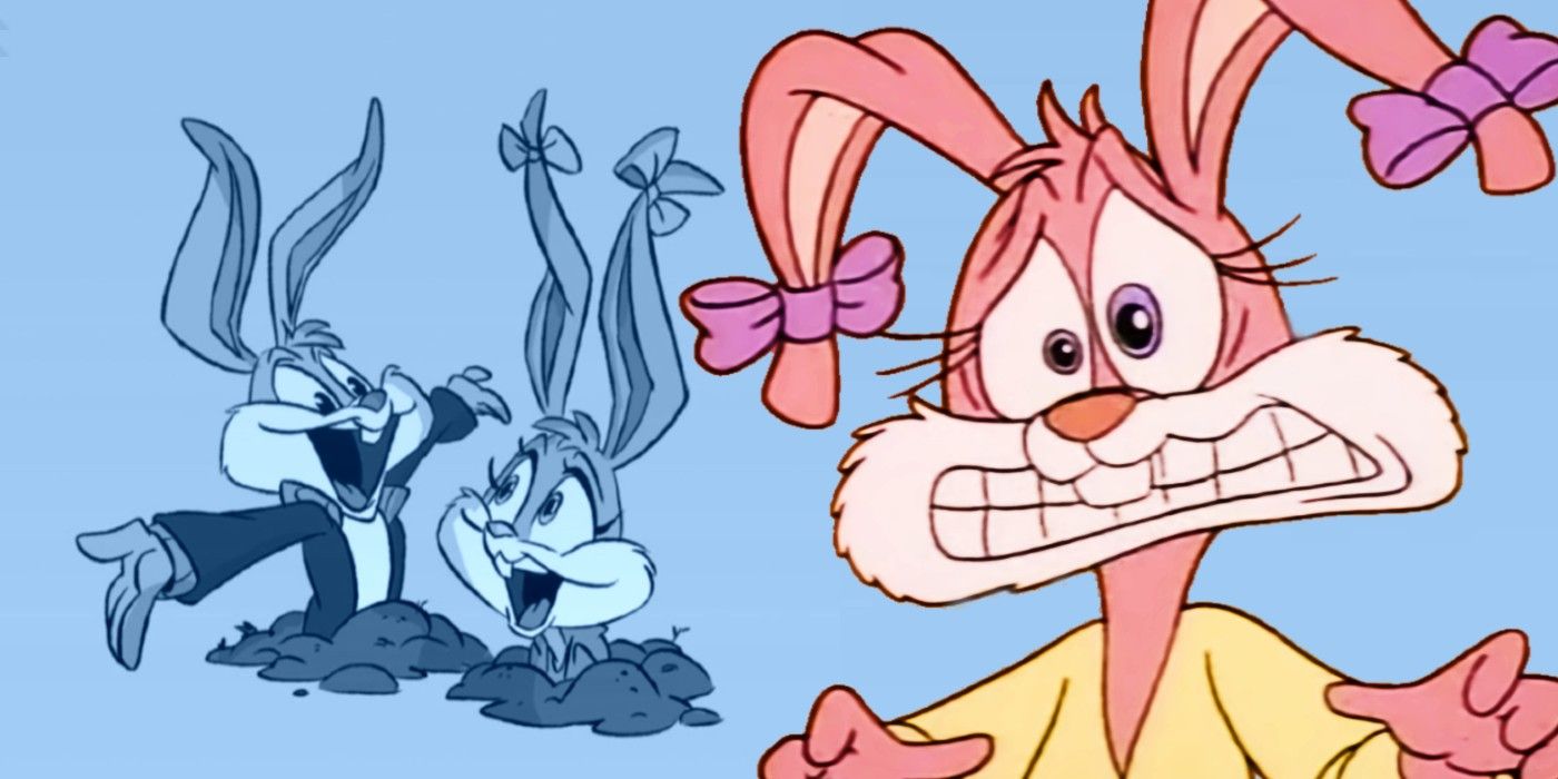 signé Démons et merveilles - Warner Bros Pin's Tiny Toons Babs Bunny 