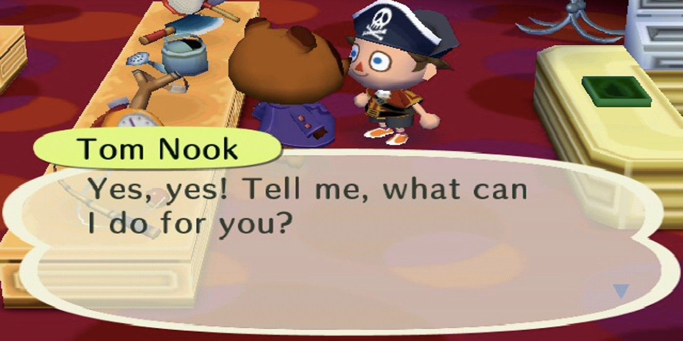 Tom Nook in Animal Crossing City Folk.